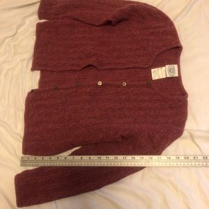 Laura Ashley 100% Lamb’s Wool Cardigan